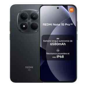 Smartphone Xiaomi Redmi Note 15 Pro 5G, processeur MTK Dimensity 7400-Ultra, écran 6,83 pouces 120 Hz, appareil photo 200 MP, charge 45 W, batterie 6580 mAh, NFC